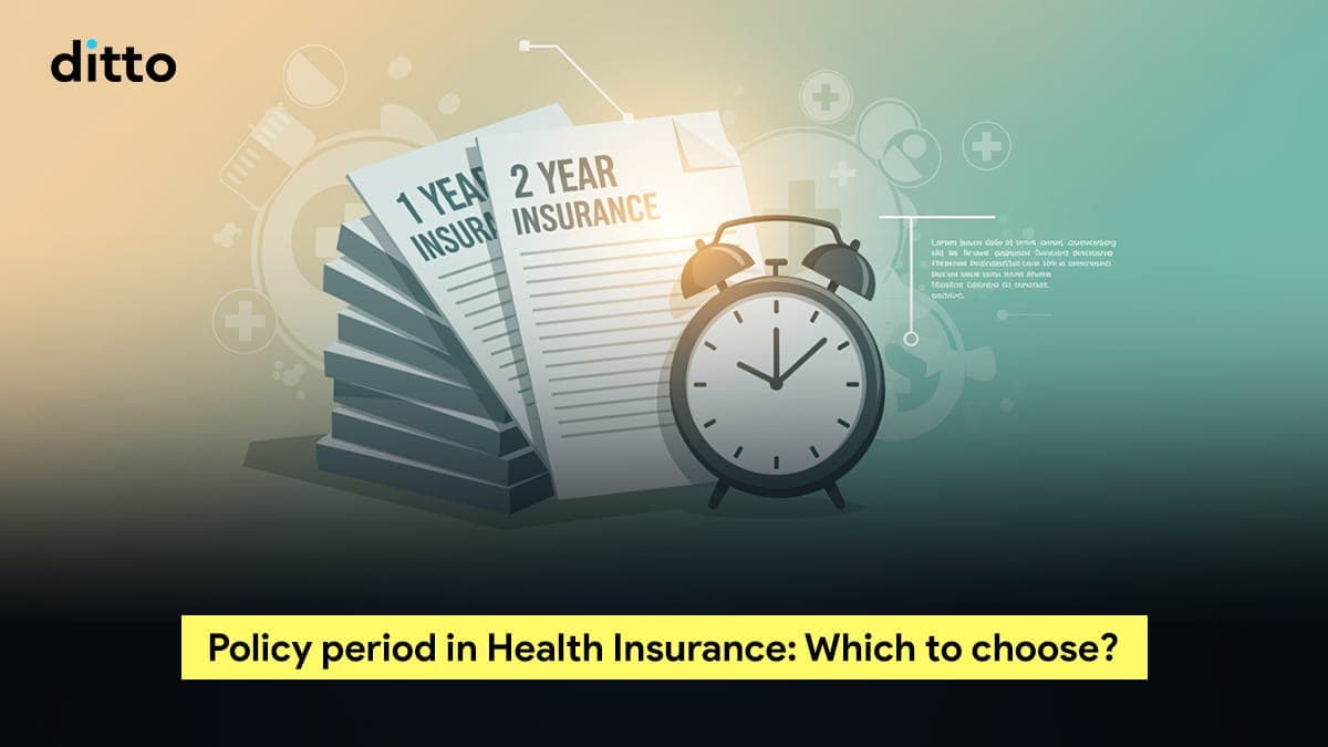 What is the policy period in health insurance?
