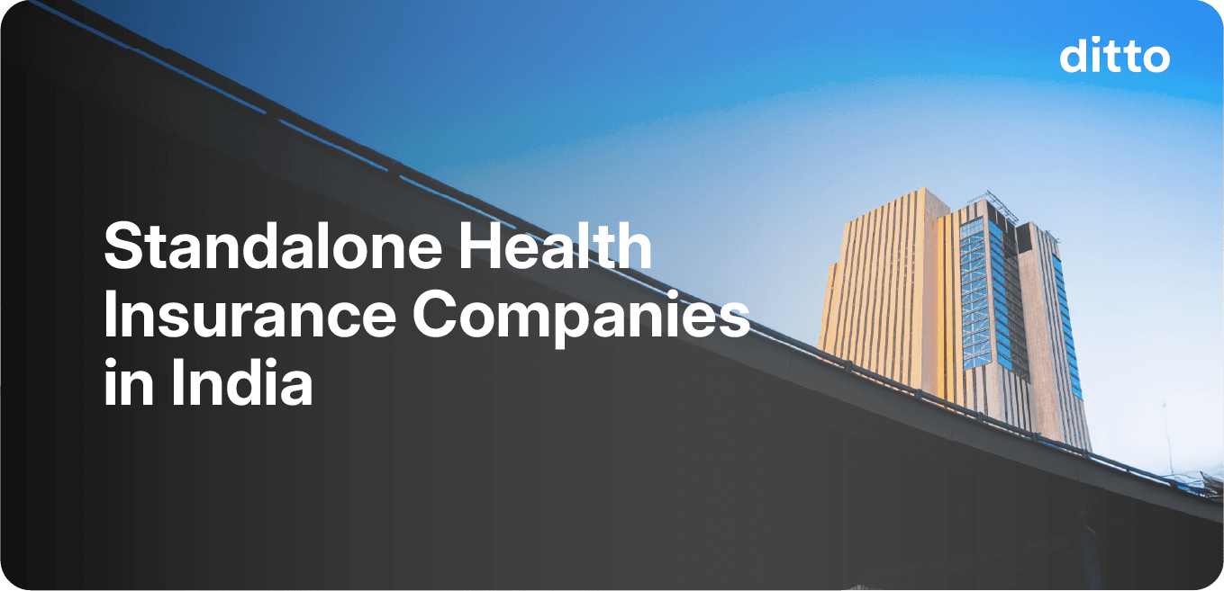 Standalone Health Insurance Companies in India