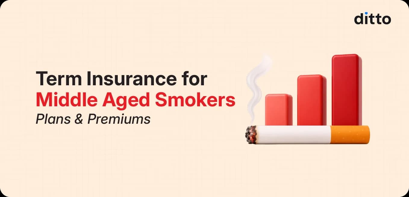 Term Insurance for Middle Aged Smokers: Plans & Premiums