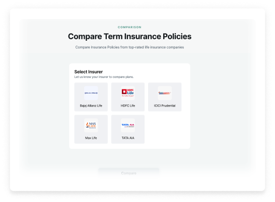 Compare Term Plans